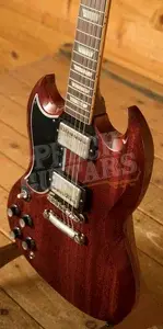 Gibson Custom 1961 Les Paul SG Standard Reissue Stop-Bar | Cherry Red - VOS *Left-Handed*