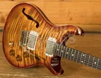 PRS DGT Semi-Hollow - Dark Cherry Sunburst Moons
