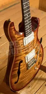 PRS DGT Semi-Hollow - Dark Cherry Sunburst Moons