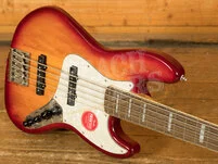 Squier Classic Vibe Active '70s Jazz Bass V - Laurel - Sienna Sunburst