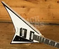 Jackson JS Series Rhoads JS32T - Amaranth - White w/Black Bevels