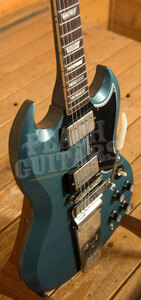 Gibson Custom Murphy Lab 1964 SG Standard w/ Maestro | Pelham Blue - Ultra Light Aged