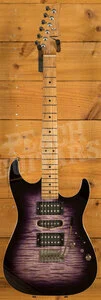 Tom Anderson Drop Top | Natural Purple to T Purple to Black Burst Gloss w/Binding *Used*