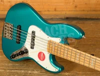 Squier Classic Vibe Active '70s Jazz Bass V - Maple - Ocean Turquoise