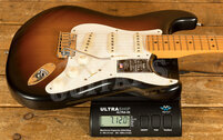 Fender American Ultra Luxe Vintage '50s Stratocaster - Maple - 3-Colour Sunburst