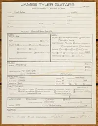 James Tyler Guitars | Dann Huff Studio Elite HDX - White Shmear