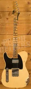 Fender Custom Shop 52 HS Tele Left-Handed - Heavy Relic Nocaster Blonde