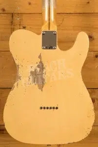 Fender Custom Shop 52 HS Tele Left-Handed - Heavy Relic Nocaster Blonde