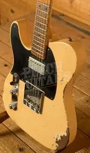 Fender Custom Shop 52 HS Tele Left-Handed - Heavy Relic Nocaster Blonde