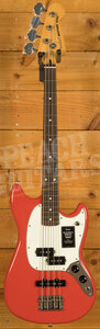 Fender Player II Mustang Bass PJ Rosewood Coral Red