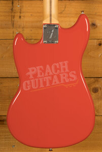 Fender Player II Mustang Bass PJ Rosewood Coral Red