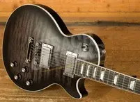 Gibson Mark Morton Les Paul Modern Quilt - Translucent Ebony Burst Satin