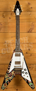 Epiphone Jimi Hendrix "Love Drops" Flying V | Ebony w/Artwork