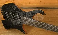 Ibanez EHB1135MS EHB Series Bass - Panga Panga - Silver Wave Black - Multi-Scale - 5-String