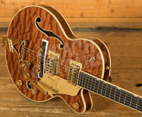 Gretsch Limited Edition Falcon Centre Block Jr. Quilted Maple Roundup Orange