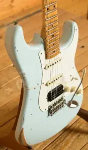 Fender Custom Shop 57 HSS Strat - Relic Sonic Blue