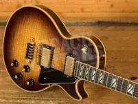 Gibson Custom 1968 Les Paul Custom AAA Top Super 400 Inlays | Tobacco Burst TP-6 - VOS