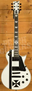 ESP LTD James Hetfield Iron Cross - Snow White