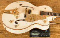 Gretsch Custom Shop Masterbuilt Gonzalo Madrigal G6136-54 White Falcon | Heavy Relic Vintage White