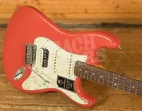 Fender American Ultra Luxe Vintage '60s Stratocaster HSS - Rosewood - Fiesta Red