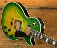 Gibson Custom Les Paul Custom AAA Top | Iguana Burst Gloss