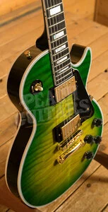Gibson Custom Les Paul Custom AAA Top | Iguana Burst Gloss