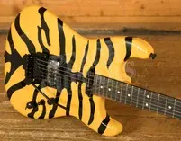 Jackson Pro Origins 1985 Limited Edition San Dimas SD1 HH FR - Ebony - Yellow Bengal