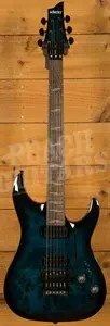 Schecter Omen Elite-6 FR | See-Thru Blue Burst