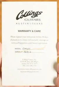 Collings OM2H - Natural