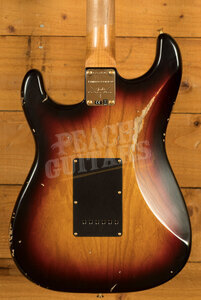 Fender Custom Shop Limited Custom '62 Strat | Relic Bleached 3-Tone Sunburst 