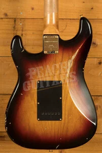 Fender Custom Shop Limited Custom 62 Strat - Relic Bleached 3-Tone Sunburst