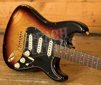 Fender Custom Shop Limited Custom 62 Strat - Relic Bleached 3-Tone Sunburst
