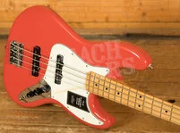 Fender Player II Jazz Bass - Maple - Coral Red