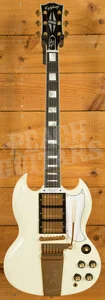 Epiphone Inspired by Gibson Custom 1963 Les Paul SG Custom w/Maestro Vibrola | Classic White