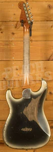 Fender Custom Shop Masterbuilt Levi Perry 60s Strat - Heavy Relic Super Aged Reverse Silver Burst