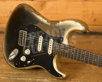 Fender Custom Shop Masterbuilt Levi Perry 60s Strat - Heavy Relic Super Aged Reverse Silver Burst