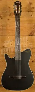 Ibanez TOD10NL Tim Henson/Polyphia Electro-Nylon - Transparent Black Flat *Left-Handed*
