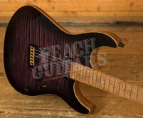 Mayones Aquila Elite S 6 - Birdseye Maple - Trans Dirty Purple Burst Gloss