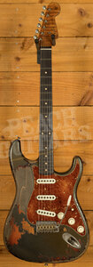 Fender Custom Shop Masterbuilt Dale Wilson 60s Strat | Heavy Relic Charcoal Frost Metallic/3TSB