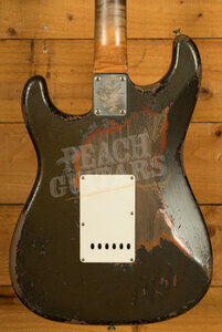 Fender Custom Shop Masterbuilt Dale Wilson 60s Strat | Heavy Relic Charcoal Frost Metallic/3TSB