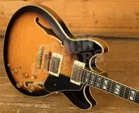 Ibanez JSM10 John Scofield Hollow Body - Walnut - Vintage Yellow Sunburst