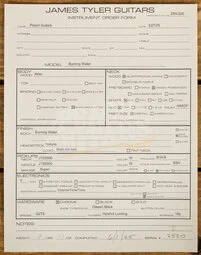 James Tyler Guitars | Studio Elite - Burning Water