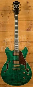 Ibanez AS Artcore Expressionist | AS93FM - Transparent Moss Green