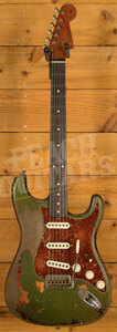 Fender Custom Shop Masterbuilt Dale Wilson 60 Strat | Heavy Relic Cadillac Green/3-Tone Sunburst