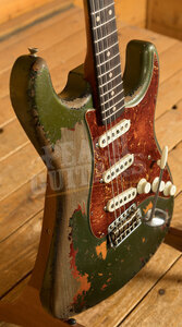 Fender Custom Shop Masterbuilt Dale Wilson 60 Strat | Heavy Relic Cadillac Green/3-Tone Sunburst