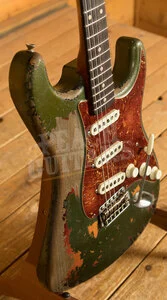 Fender Custom Shop Masterbuilt Dale Wilson 60 Strat - Heavy Relic Cadillac Green/3-Tone Sunburst