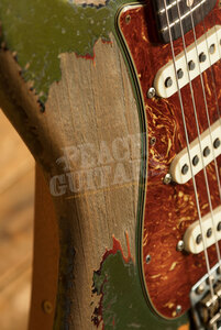 Fender Custom Shop Masterbuilt Dale Wilson 60 Strat | Heavy Relic Cadillac Green/3-Tone Sunburst