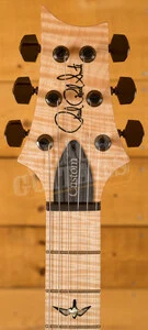 PRS Wood Library Custom 24 Fire Red to Grey Black with Flame Maple Neck