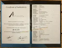 Tom Anderson Wolfhound | Satin Black with White Dog Hair *Used*