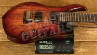 Sterling John Petrucci MAJ270XSM Majesty 7 DiMarzio - Spalted Blood Orange Burst